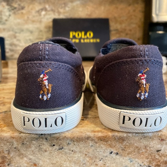 Ralph Lauren Polo baby kiddie slip ons!! - Picture 4 of 4